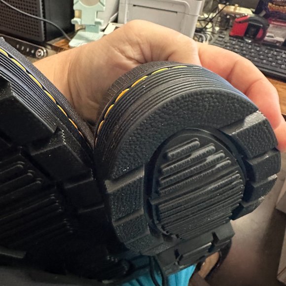 Dr Martens Boots Mens Combs Tech II Black Casual Combat Ripstop LA004 - Picture 5 of 7